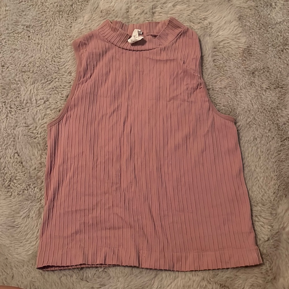 Pink mauve crop top